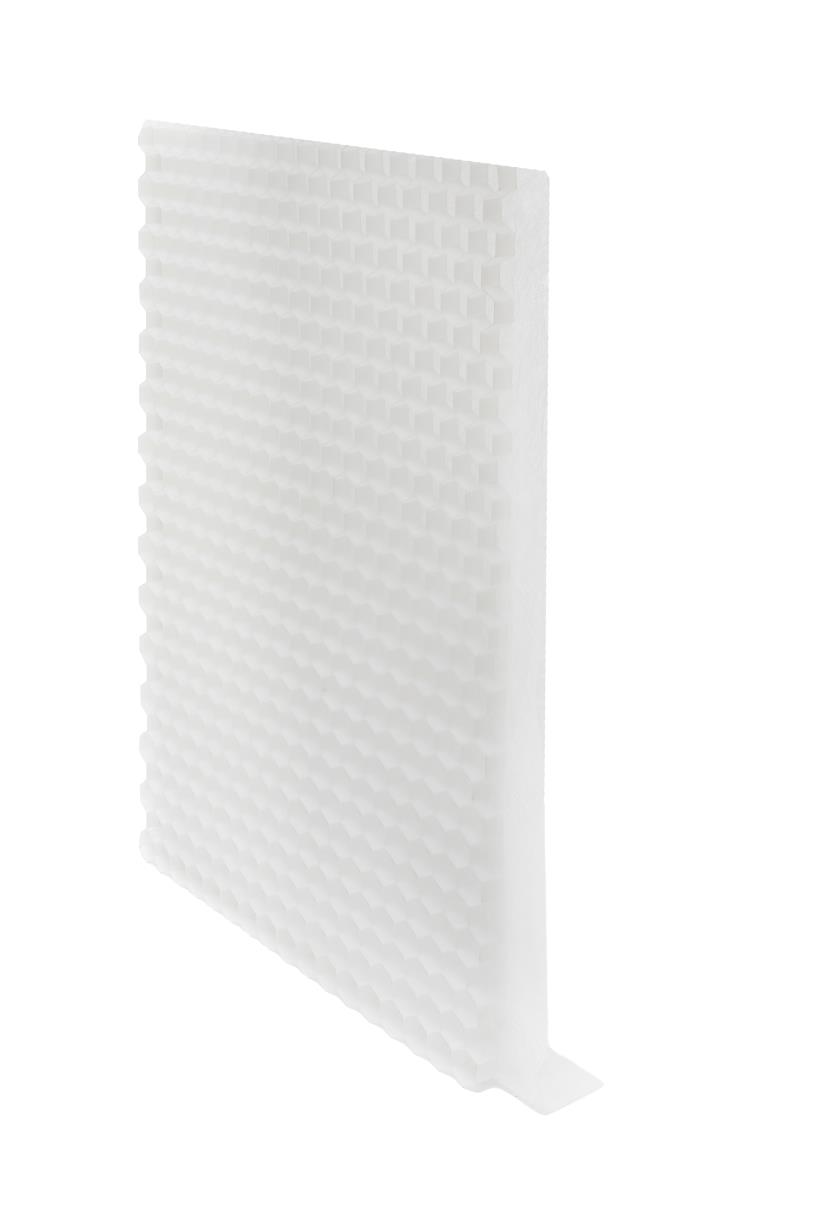 Grindplaat wit ECCOgravel 120 x 80 x 4 cm | HDPE grindmatten