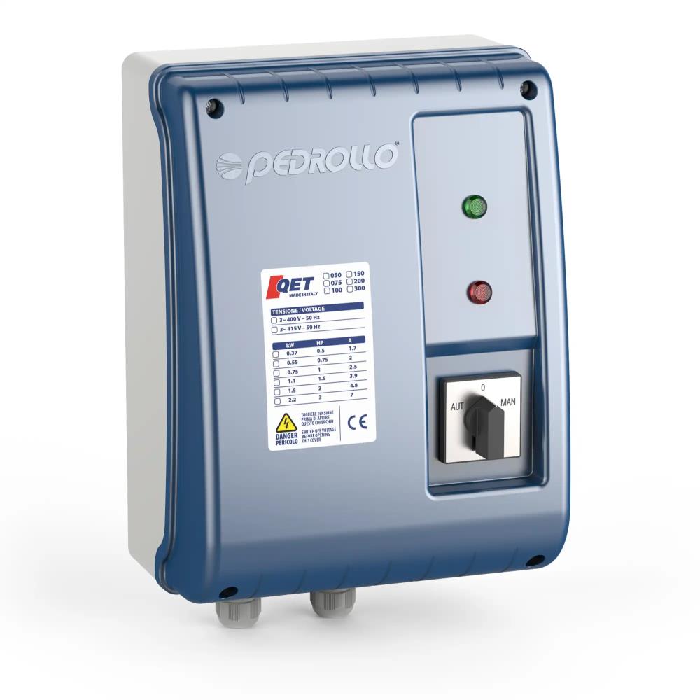 Pedrollo QET 300 aansluitkast 2,2 kW - 3 pk