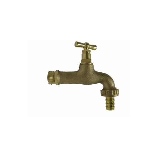 Messing tapkraan 3/4'' met wartel