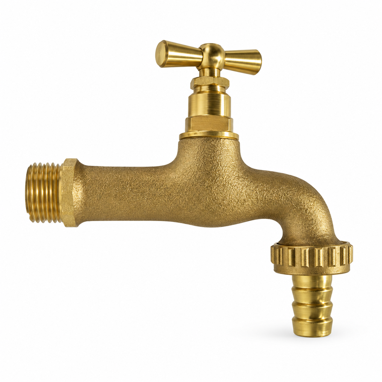 Messing tapkraan 3/4'' met wartel