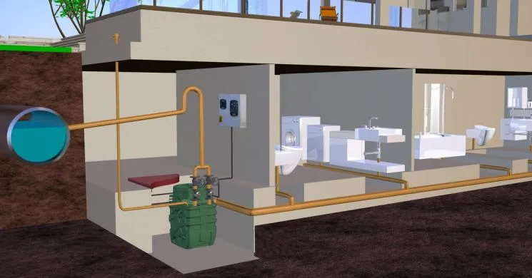 DAB Novabox 30/300 verzamelstation voor afvalwater
