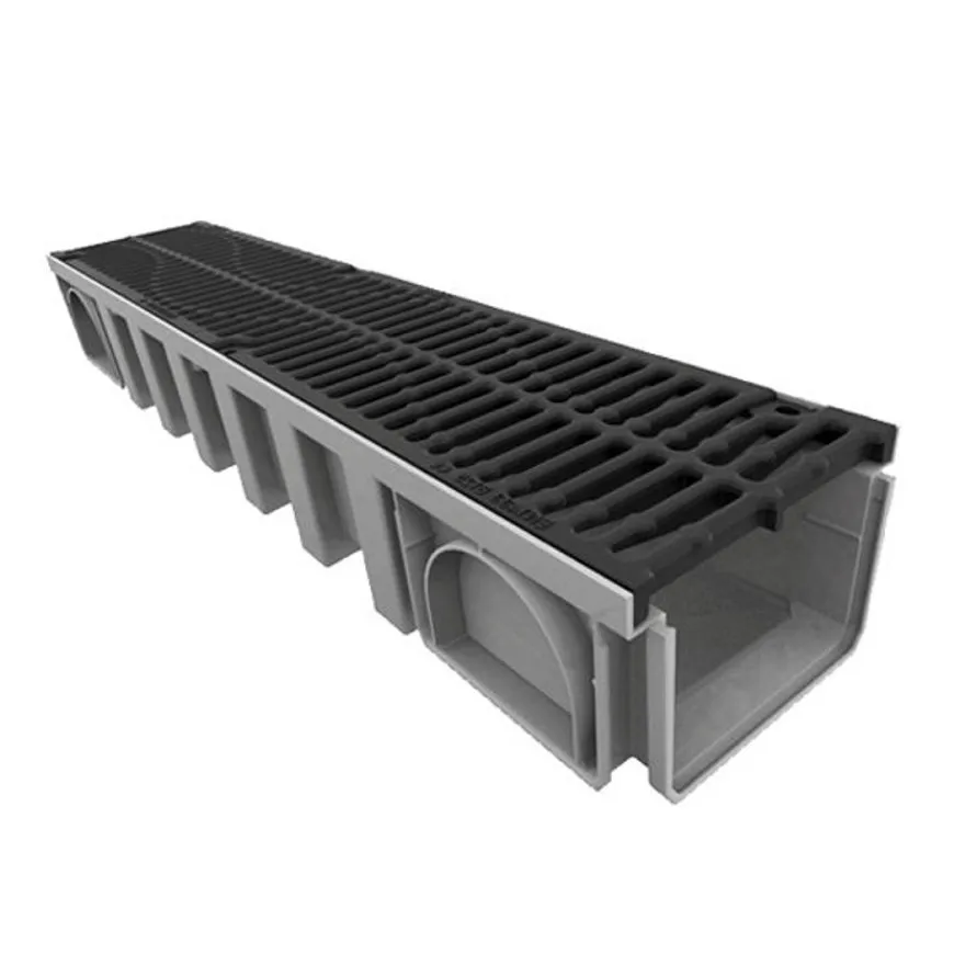 Nicoll Connecto 200 lijngoot met gietijzeren sleufrooster | 100 x 20,8 x 14,3 cm Nicoll Connecto 200 lijngoot met gietijzeren sleufrooster | 100 x 20,8 x 14,3 cm