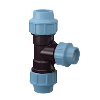 Tyleen verloop T-stuk 50 x 32 x 50 mm, Unidelta Tyleen verloop T-stuk 50 x 32 x 50 mm, Unidelta