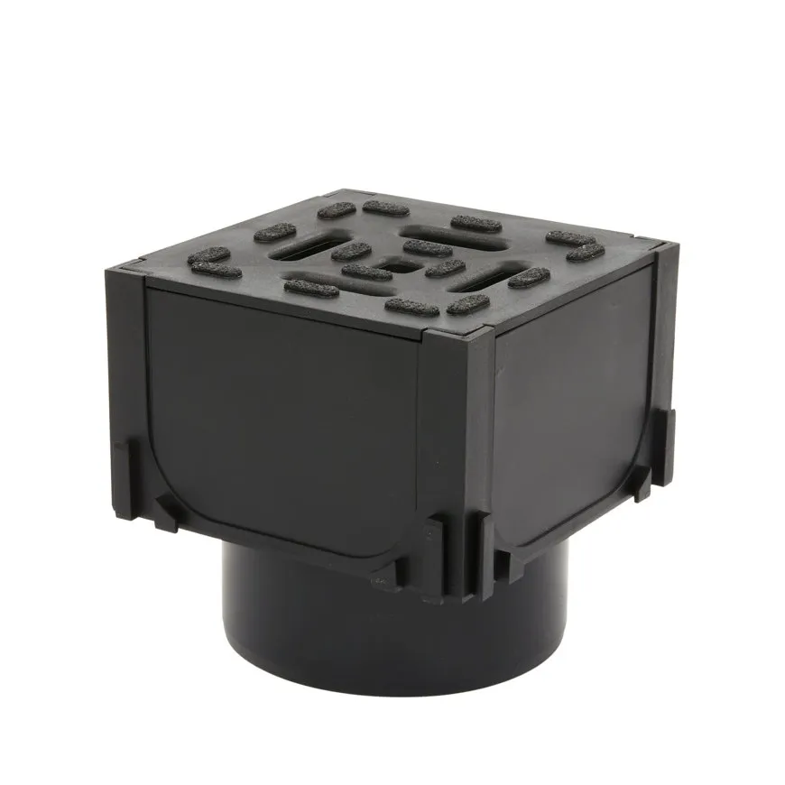 ACO Hexaline 2.0 hoekstuk met onderuitloop | kunststof rooster 12,5 x 12,5 x 7,8 cm ACO Hexaline 2.0 hoekstuk met onderuitloop | kunststof rooster 12,5 x 12,5 x 7,8 cm