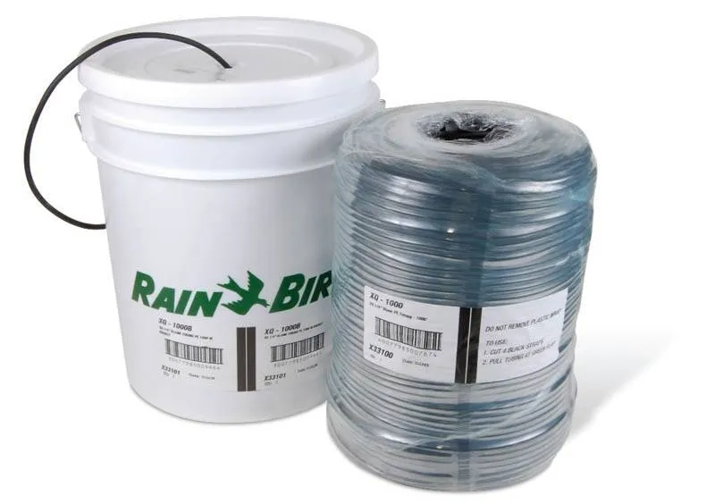 Rainbird XQ 100 soft PVC slang 300 m | 4-6 mm in dispenser (emmer) Rainbird XQ 100 soft PVC slang 300 m | 4-6 mm in dispenser (emmer)