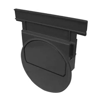 Nicoll kopschot lijngoot Connecto 100, zwart Nicoll kopschot lijngoot Connecto 100, zwart