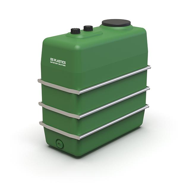 Regenwatertank bovengronds met staalbanden - 1500 liter