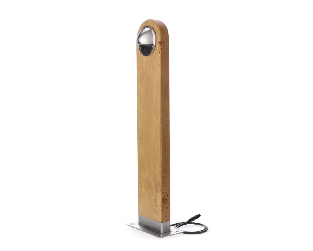 Suslight Sus One Oak RVS LED staande lamp 24V