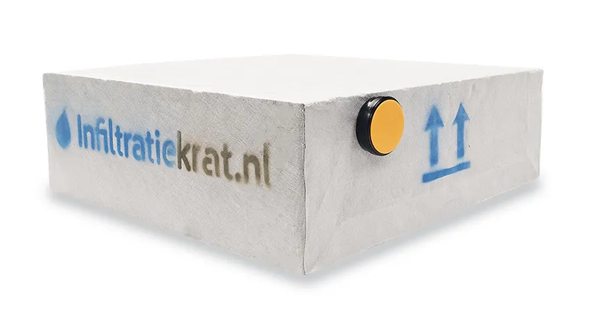 Infiltratiekrat 900 liter zwaar - 120 x 120 x 60 cm | 2 x 125 mm, ITK