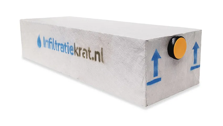 Infiltratiekrat 400 liter zwaar - 180 x 60 x 40 cm | 2 x 125 mm, ITK