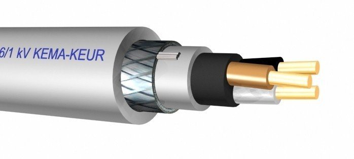 YMVK-as Dca grondkabel 5 x 10 mm2