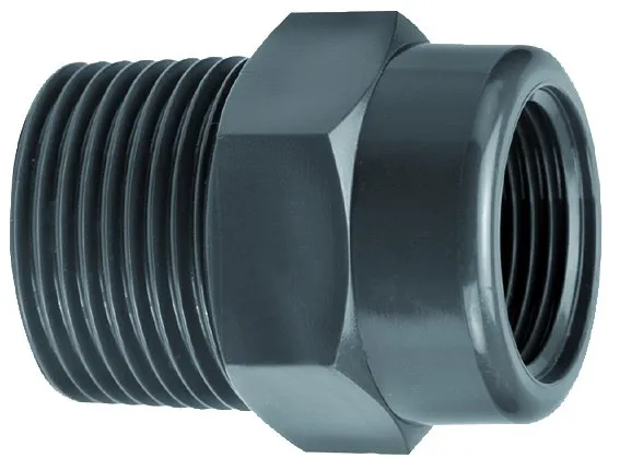 VDL PVC draadsok 2'' bi. draad x 1 1/2'' bu. draad