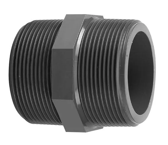 VDL PVC draadnippel 1 1/2'' x 1 1/2'' PN16