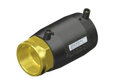 Plasson Elektrolas overgangskoppeling 40 mm x 1 1/4" - messing bi.dr.