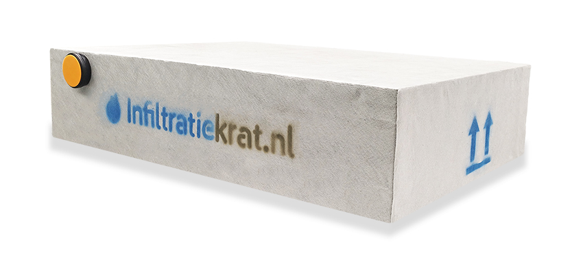 Infiltratiekrat 900 liter standaard - 180 x 120 x 40 cm | 1 x 125 mm, ITK