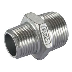 RVS verloopnippel 2 1/2" x 2" Bu.dr.