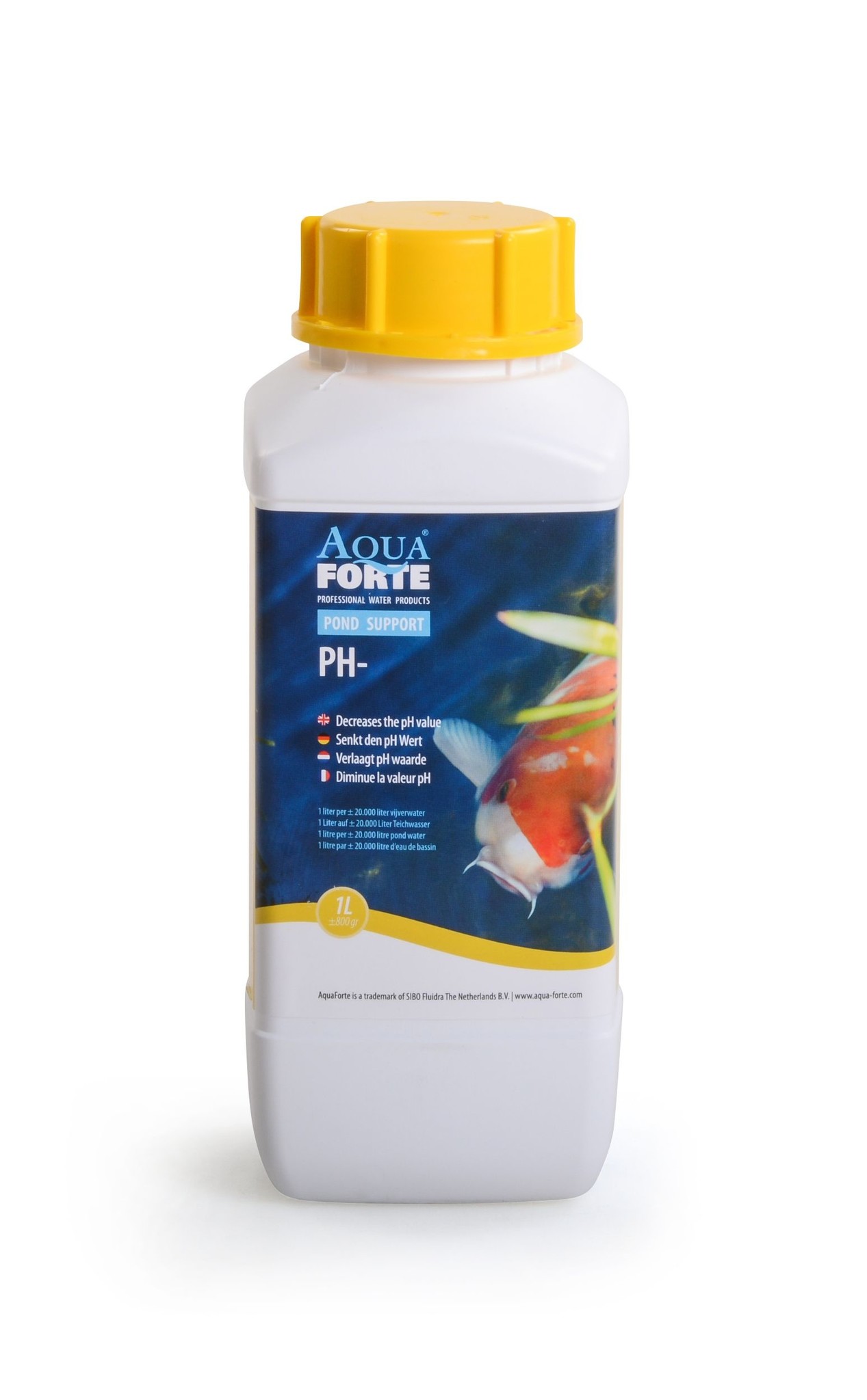 AquaForte Pond support PH- 1 L