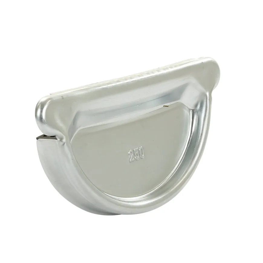 Zinken mastgoot eindstuk klem M250, 105 mm, NTZ