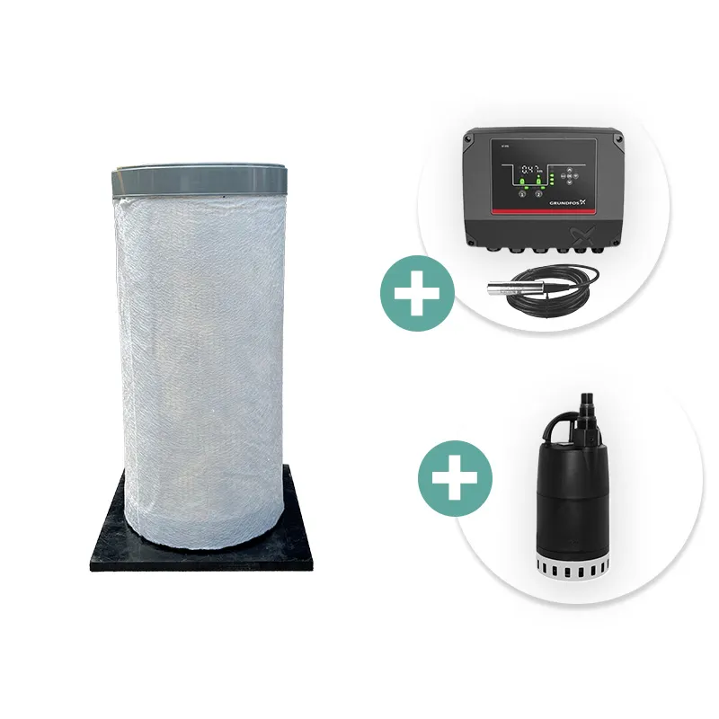 IrriTech Pompput kelder met niveausensor | ø 315 x 600 mm (geperforeerd) IrriTech Pompput kelder met niveausensor | ø 315 x 600 mm (geperforeerd)