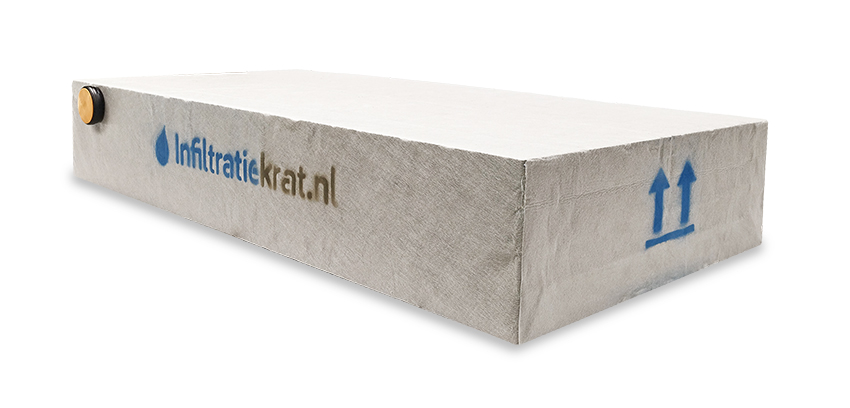 Infiltratiekrat 1200 liter standaard - 240 x 120 x 40 cm | 1 x 125 mm, ITK