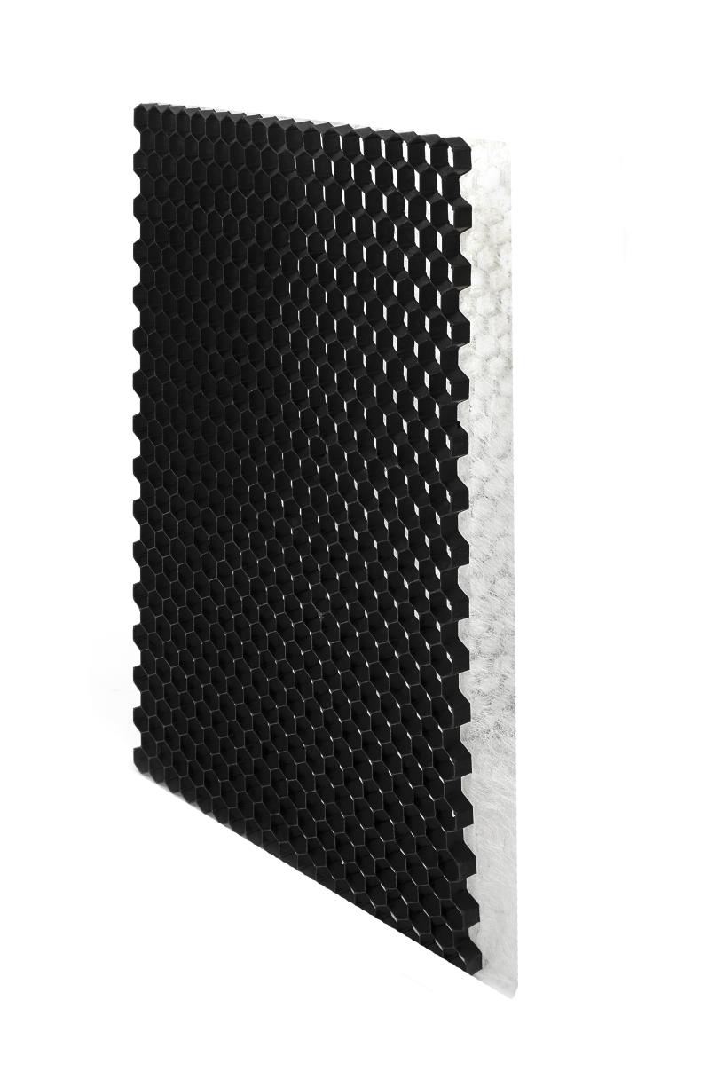 Grindplaat zwart ECCOgravel 120 x 80 x 3 cm | HDPE grindmatten