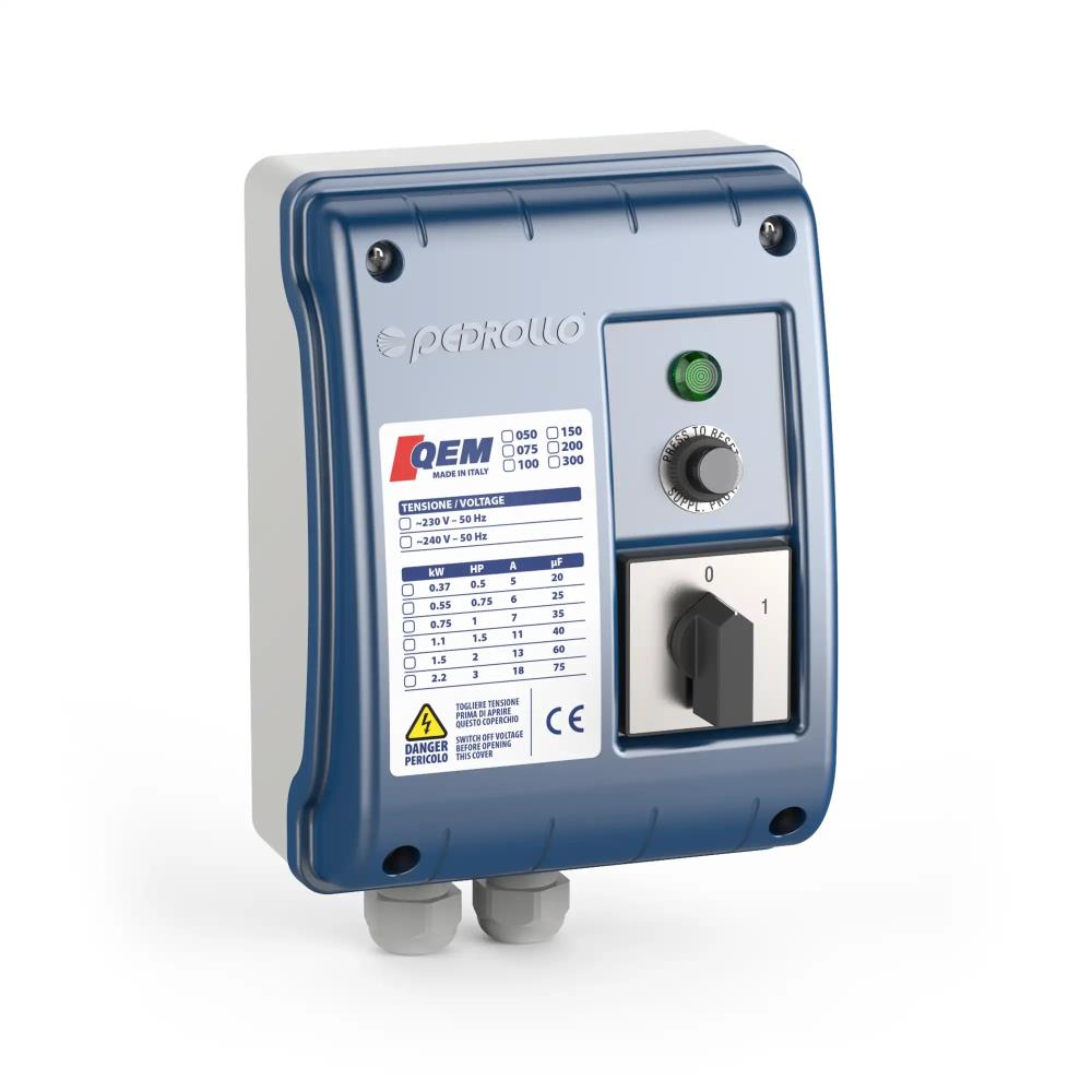 Pedrollo QEM 200 aansluitkast - 2 pk