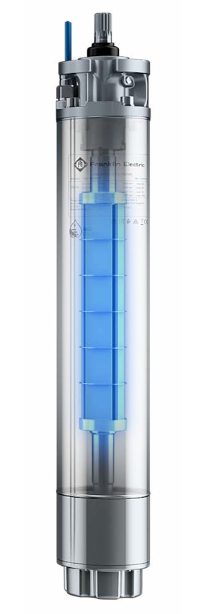 Franklin 6" DOL 4 kW - 5,5 pk bronpomp motor 400V