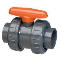 VDL PVC kogelkraan 50 mm dubbele wartel