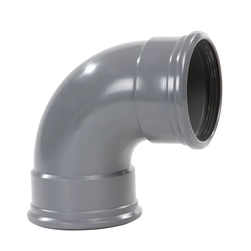 PVC bocht 88 graden 315 mm SN8 (2 x manchet)