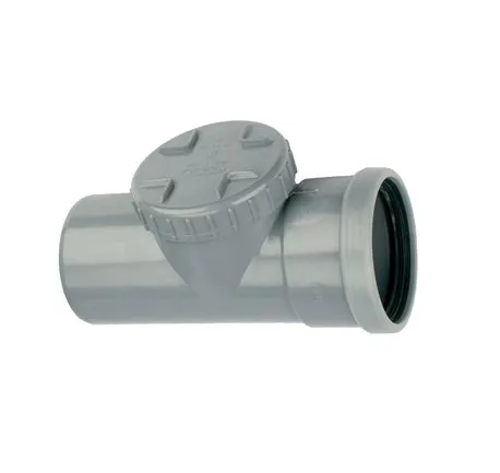 PVC ontstoppingsstuk 125 mm SN4 (manchet/spie) PVC ontstoppingsstuk 125 mm SN4 (manchet/spie)