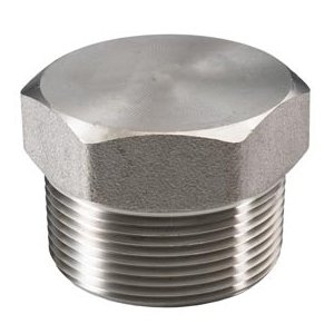 RVS plug 1/2" Bu.dr.