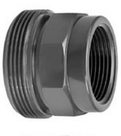 VDL PVC 2 1/4'' x 1 1/2'' draadeind buitendraad x binnendraad