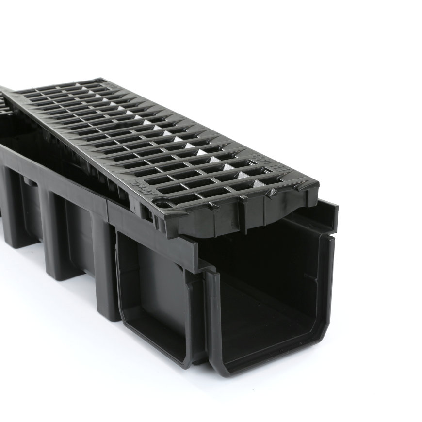 Nicoll Connecto 100 lijngoot met polyamide maasrooster L 100 x H 11,5