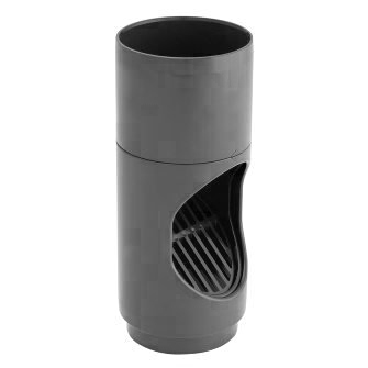 Nicoll PVC HWA bladscheider draaibaar 80 mm (mof / verjongd spie) | Grijs