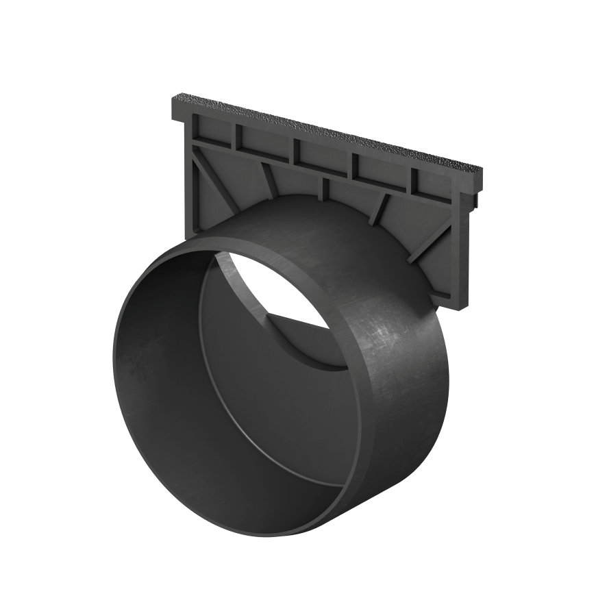ACO Hexaline 2.0 eindstuk | met uitloop 110 mm