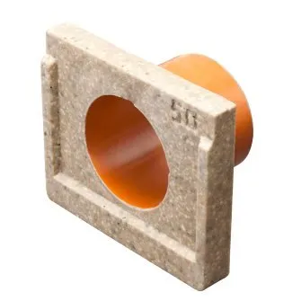 Anrin polymeerbeton eindstuk voor Self-150 lijngoot met uitloop