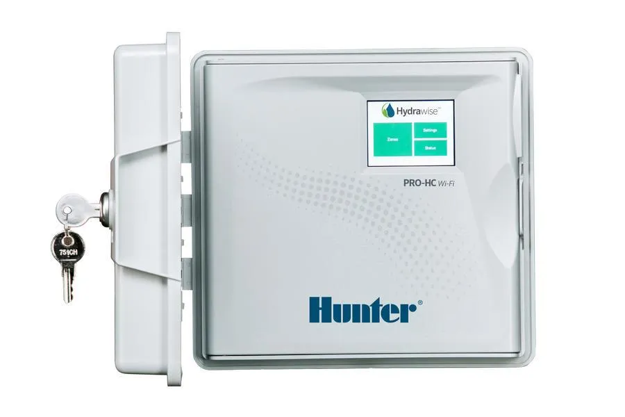 Hunter Hydrawise Pro-HC 601 beregeningscomputer 6 stations | WiFi Hunter Hydrawise Pro-HC 601 beregeningscomputer 6 stations | WiFi