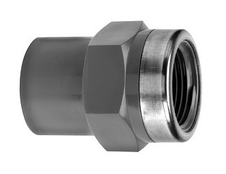 VDL PVC draadsok 40/50 mm x 1 1/2'' PN16 & ring