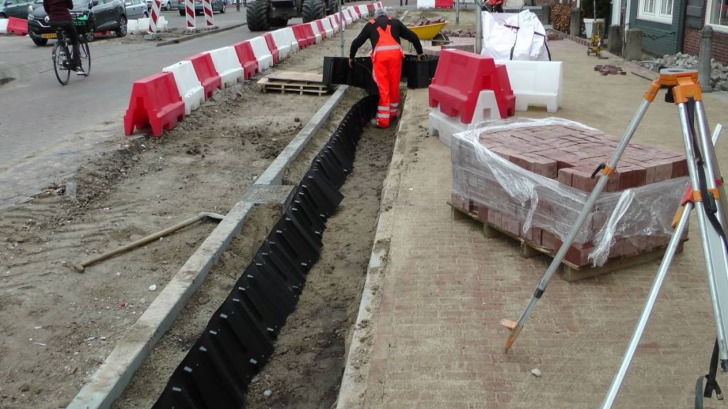 RootBarrier Rollrib wortelbegrenzer H = 45 cm L = 21 m