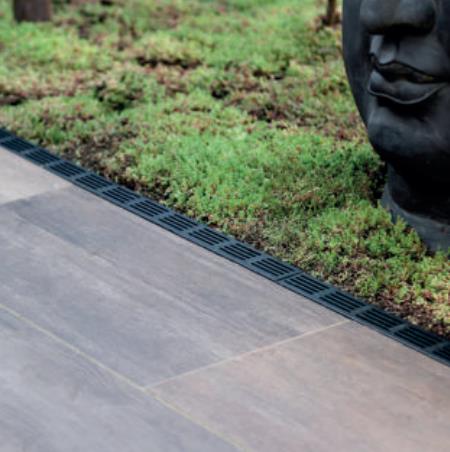 ACO slimline lijngoot zwart | 100 x 6 x 10 cm
