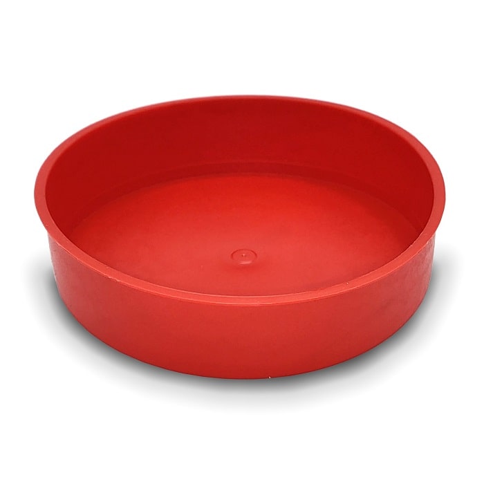 PVC speciedeksel rood 110 mm