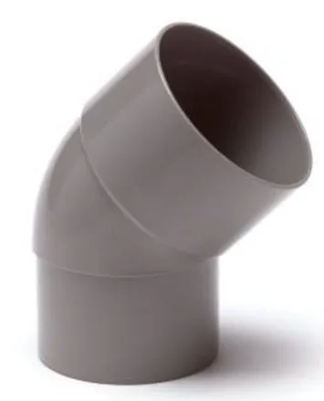 PVC HWA bocht 45 graden 80 mm (mof/spie/verjongd spie)