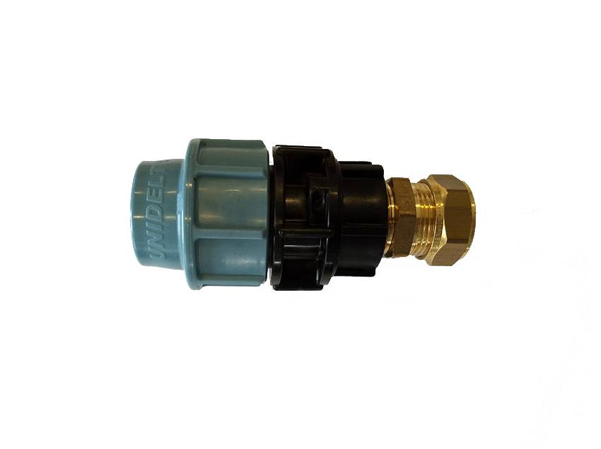 Tyleen - koper overgangskoppeling 25 x 22 mm, Unidelta Tyleen - koper overgangskoppeling 25 x 22 mm, Unidelta