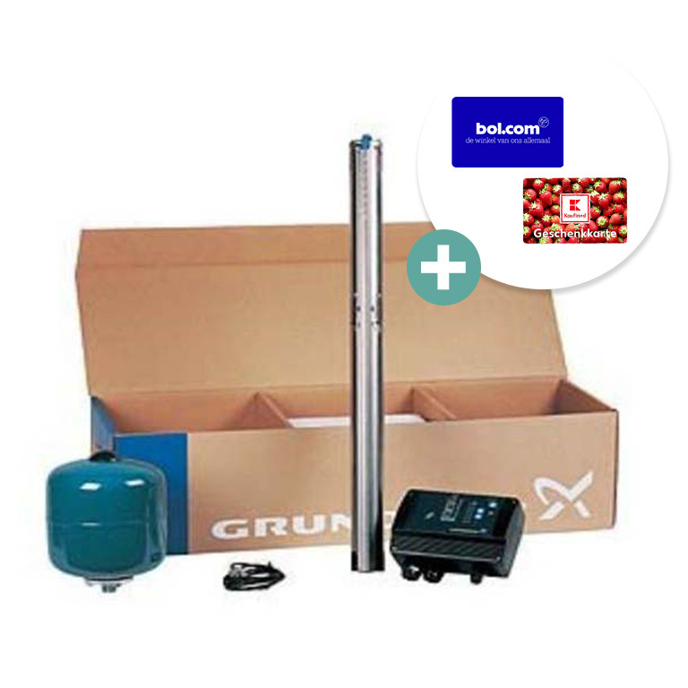 Grundfos Constant drukpakket met SQE 5-70 bronpomp incl. 40 m kabel