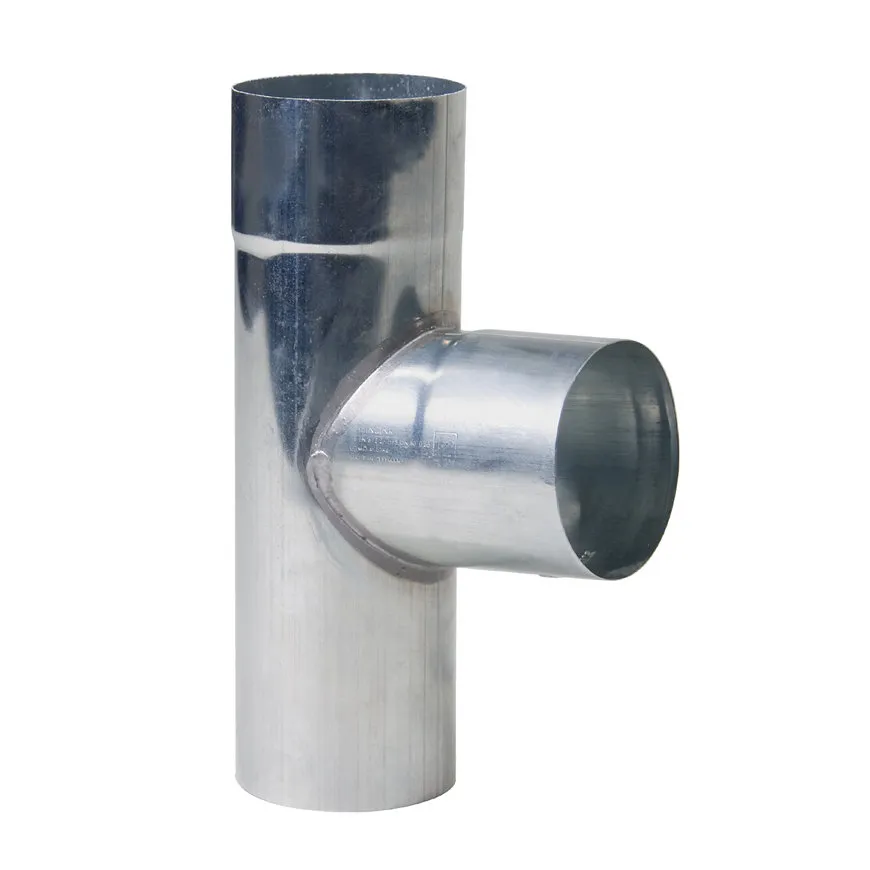 Zinken T-stuk 90 graden 80 mm (2x mof/spie)