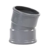 PVC bocht 15 graden 160 mm SN4 (2 x manchet)