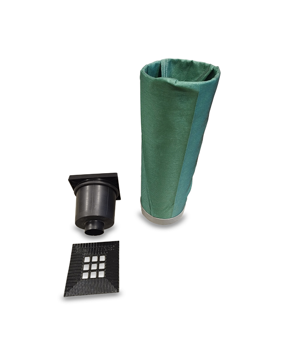Infiltratieput 200 mm met gietijzeren deksel | Hoogte 60 cm