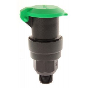 Rainbird waterslot P33 plastic met klep, 3/4" buitendraad