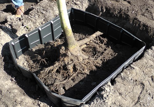 RootBarrier RootPanels Rib wortelbegrenzing H = 57 cm L = 2,2 m