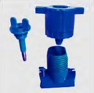 Zelftapzadels 25 mm x 1/2'' binnendraad